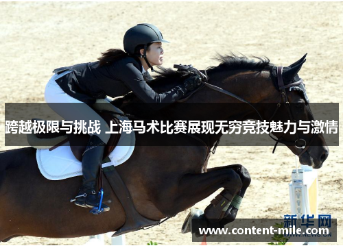跨越极限与挑战 上海马术比赛展现无穷竞技魅力与激情